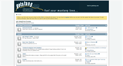 Desktop Screenshot of forums.gotstang.com